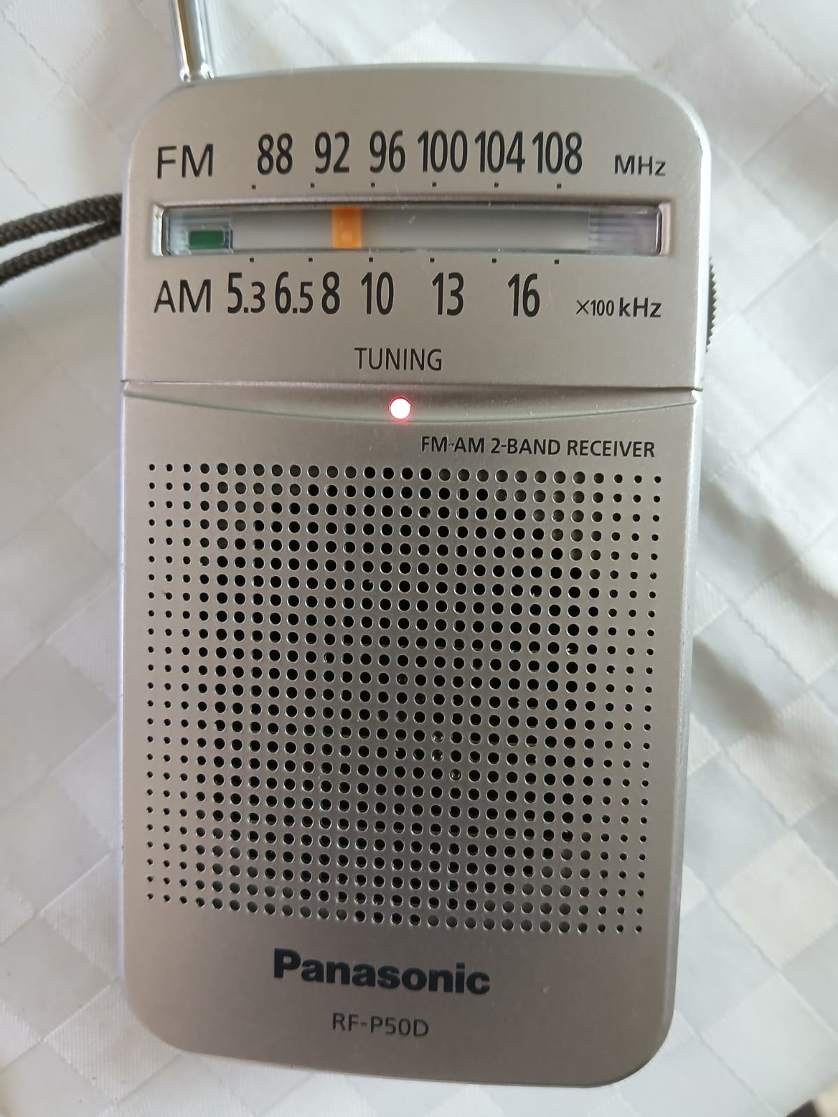 Panasonic battery op Am-Fm radio