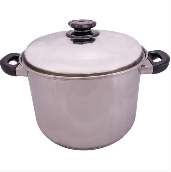Steam Control 12qt 12-Element T304 Stainless Steel Stockpot KTSP5