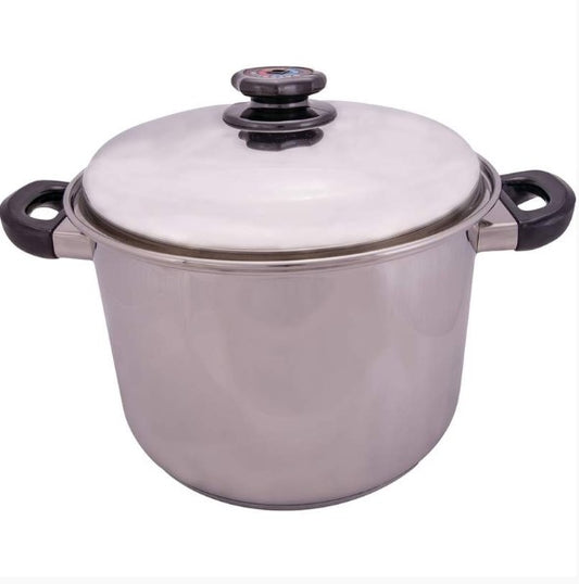 Steam Control 12qt 12-Element T304 Stainless Steel Stockpot   KTSP5