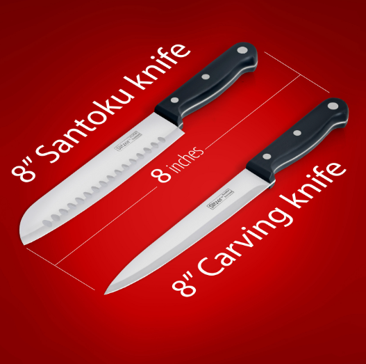 Slitzer 2pc Knife Set