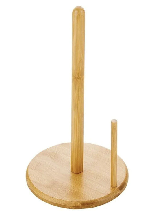 Wooden paper towel holder